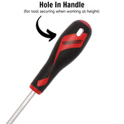 Teng Tools Flat Screwdriver 1.2 x 6.5 x 100mm L Hex Shaft Teng Tools - Dynamic Drive