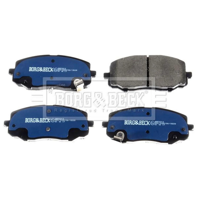 Borg & Beck Front & Rear Brake Discs & Pads fits Hyundai I10 I 2011-2013 1.0