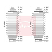 Apec Steering Bellow Kit Front fits Abarth Strada 1983-1987 2.0
