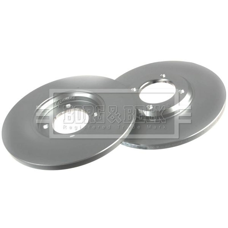 Borg & Beck Front Brake Discs & Pads fits Hyundai Stellar 1983-1991 1.6 2.0