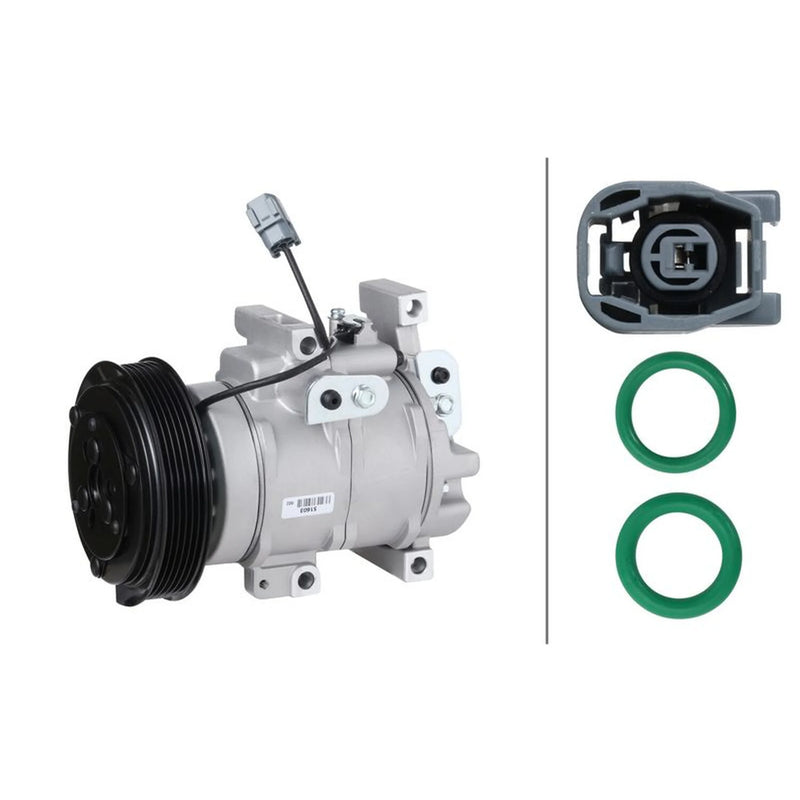 Hella Air Conditioning Compressor fits Mazda 3 2006-2009 2.3