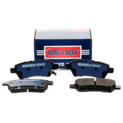 Borg & Beck Front & Rear Brake Discs & Pads fits Nissan Pathfinder III 2010 on