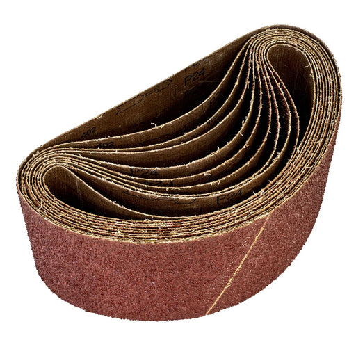 Sealey Sanding Belt 100 x 620mm 24Grit Pack of 5 WSB62245 Sealey - Dynamic Drive