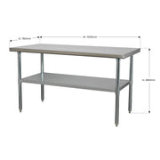 Sealey Stainless Steel Workbench 1.5m AP1560SS Sealey - Dynamic Drive
