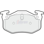 Fahren Front & Rear Brake Discs & Pads fits Peugeot 306 1997-2001 2.0