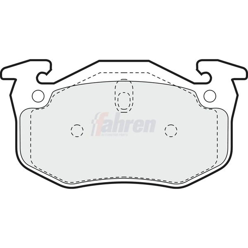 Fahren Front & Rear Pads fits Renault Megane I Coach 1999-2003 1.4