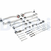 Delphi 12 x Control Arm Repair Kit Front fits Audi A4 B6 2000-2005