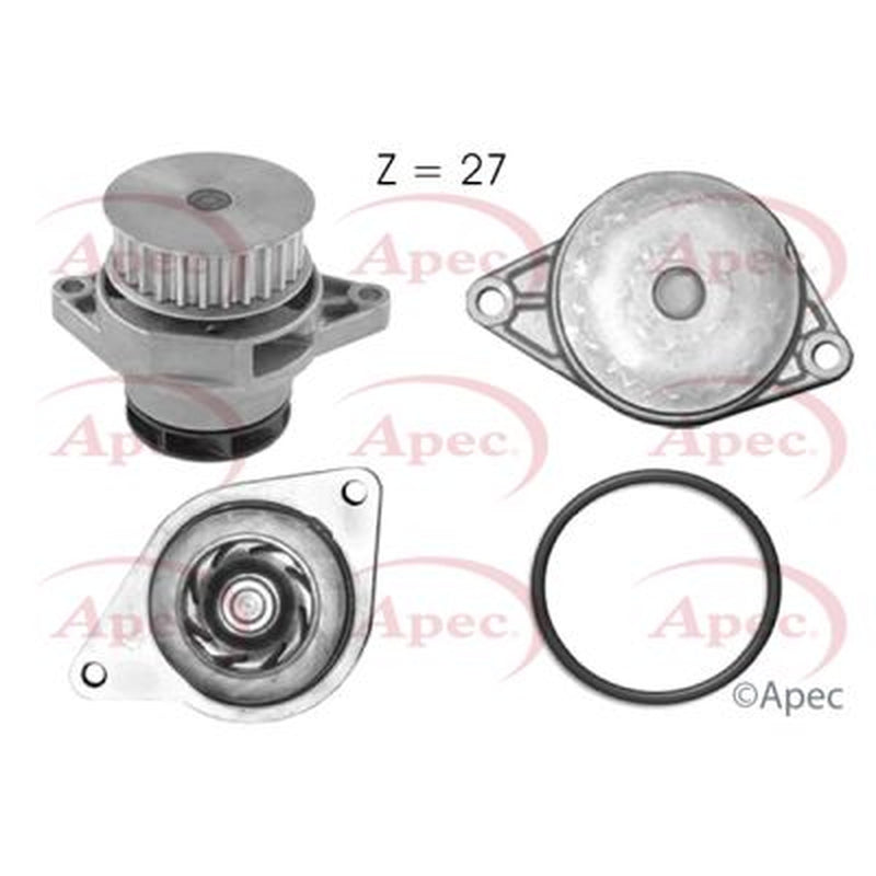 Apec Engine Cooling Water Pump fits Audi A2 2002-2005 1.6