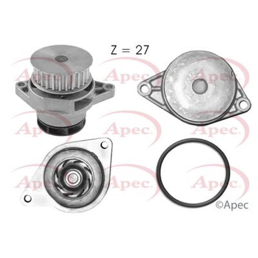 Apec Engine Cooling Water Pump fits Audi A2 2002-2005 1.6
