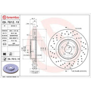 Brembo Xtra Front Brake / Discs & Pads fits Subaru Impreza 2002-2005 2.0