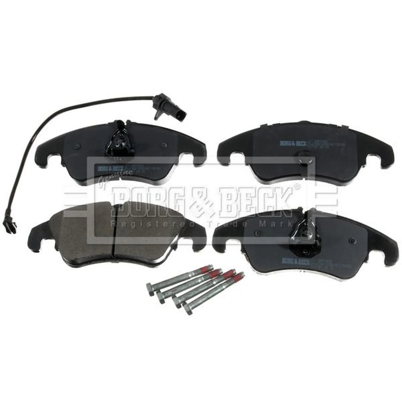 Borg & Beck Front & Rear Brake Discs & Pads fits Ford Focus II 2010-2011 2.5