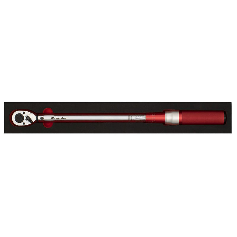 Sealey Torque Wrench Micrometer Style 1/2"Sq Drive 40-220Nm Calibrated STW904 Sealey - Dynamic Drive
