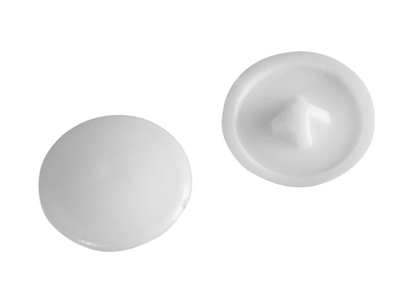 Forgefix Pozi Compatible Cover Cap White No.6-8 Bag 100 ForgeFix - Dynamic Drive