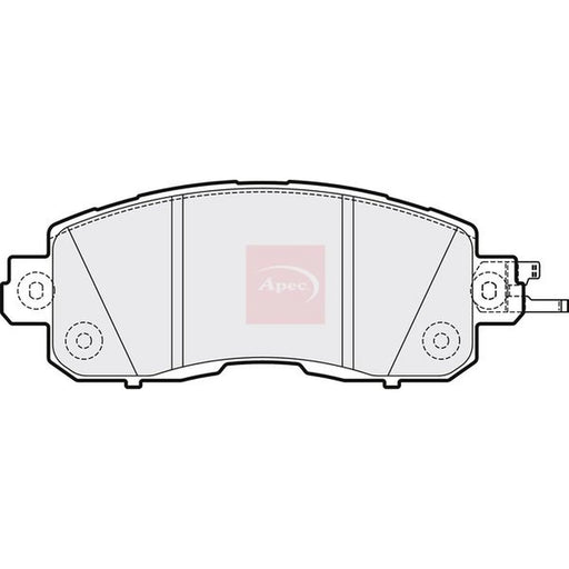 Apec Front Brake Pad Set PAD2219
