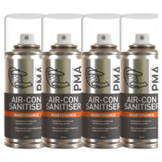 4 X Pma Air Con Ac Sanitiser Cleaner Maintenance Bomb Spray Bacteria Odour 150Ml PMA - Dynamic Drive