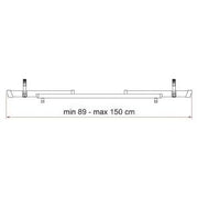 Fiamma Bikerail Quick C Black Caps 98656-369 Fiamma - Bars 4 Cars