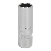 Sealey Spark Plug Socket 16mm 1/2"Sq Drive S12SP10 Sealey - Dynamic Drive