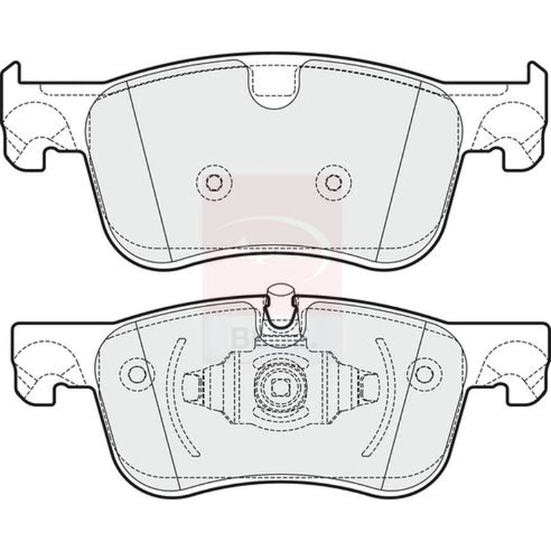 Apec Front Brake Pad Set PD3375