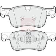 Apec Front & Rear Brake Discs & Pads fits Citroën C4 Picasso II 2013-2018