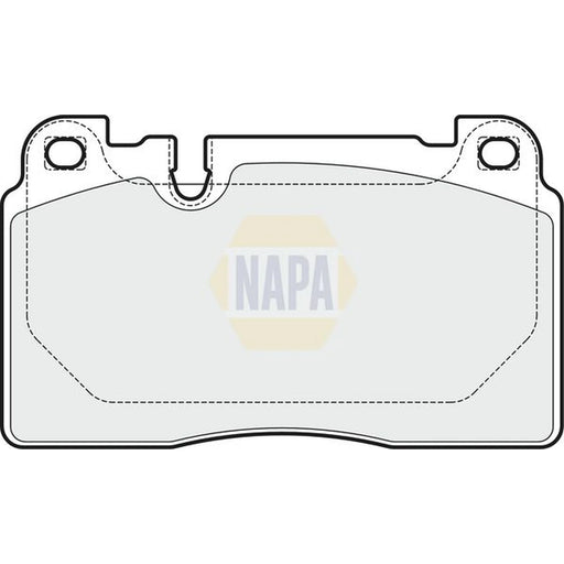 NAPA Front Brake Pad Set fits Audi A6 C7 2014-2018 2.0 2.8 3.0