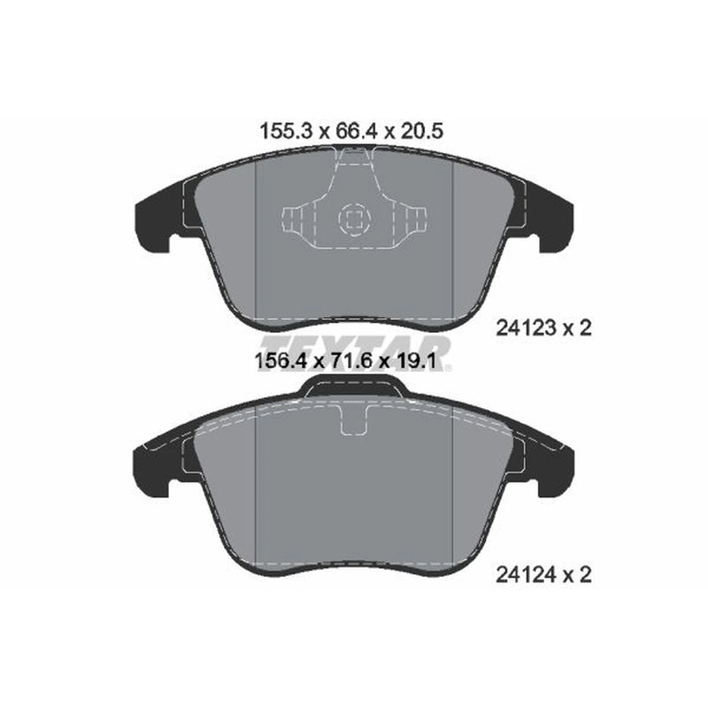 Textar Front Brake Pad Set 2412301