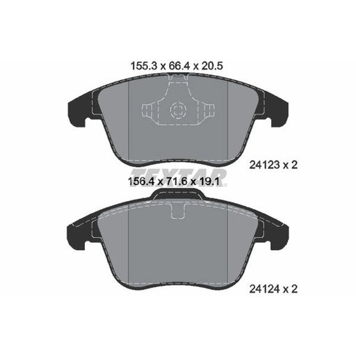 Textar Front Brake Pad Set 2412301