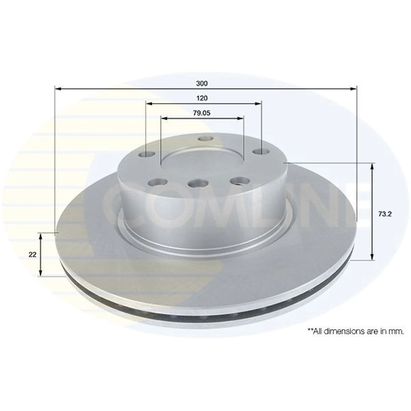 Comline Front & Rear Brake Discs & Pads fits BMW 3 2015-2019