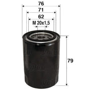 Valeo Engine Oil Filter 586037