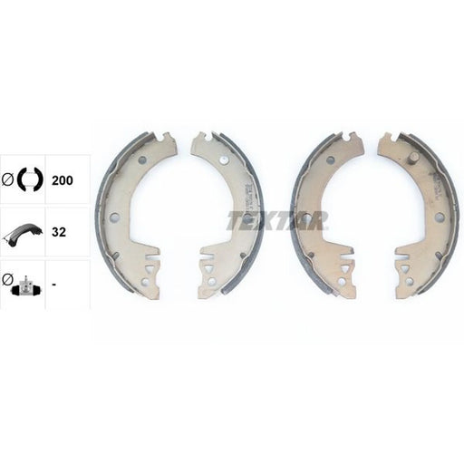 Textar Brake Shoe Set Axle Kit 91041700