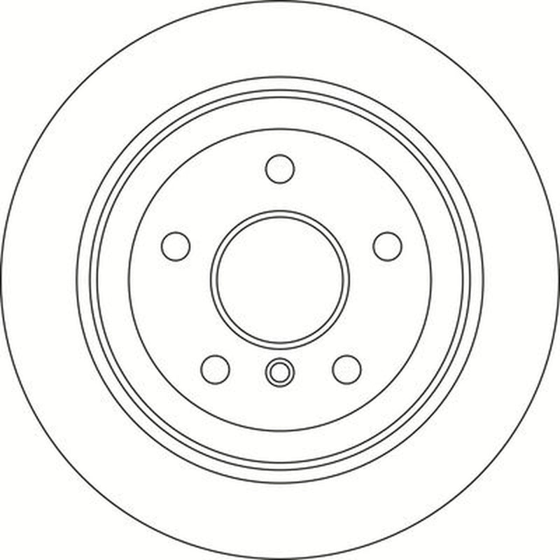Abtex 2 x Vented Brake Discs fits BMW 5 2009-2017