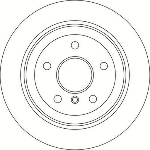 Abtex 2 x Vented Brake Discs fits BMW 5 2009-2017