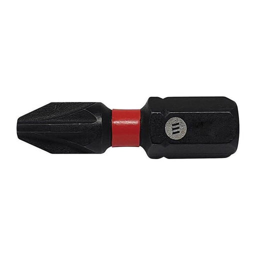 Forgefix ForgeFast Pozidriv Compatible Impact Bit PZ2 x 25mm (Card 2) ForgeFix - Town Tools