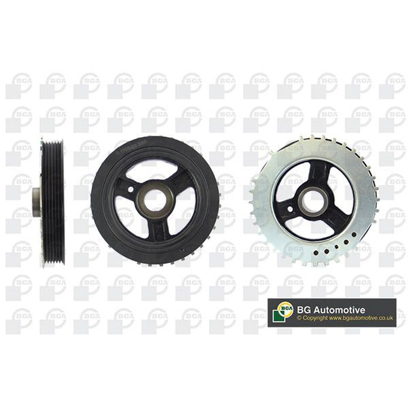 BGA Crank Shaft Belt Pulley fits Mazda 6 2005-2013 1.8 2.0 2.3