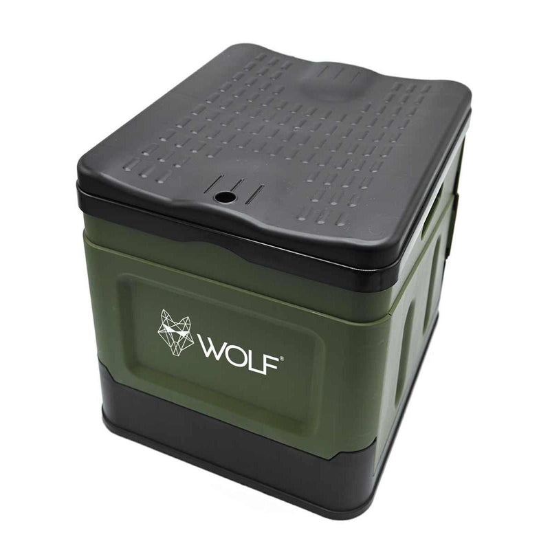 Wolf Outdoors Collapsable Toilet with Waste Bags and Odour Sachets Wolf Outdoors - Dynamic Drive