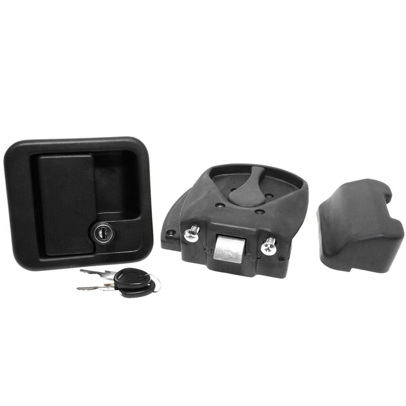 M1 Complete Lock Assembly Black Type 2 Caravan/Motorhome Part Nova - Dynamic Drive