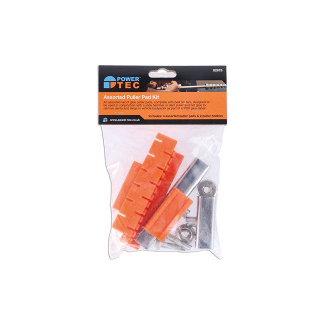 Powertec Assorted Puller Pad Kit - 92678 PowerTec - Dynamic Drive