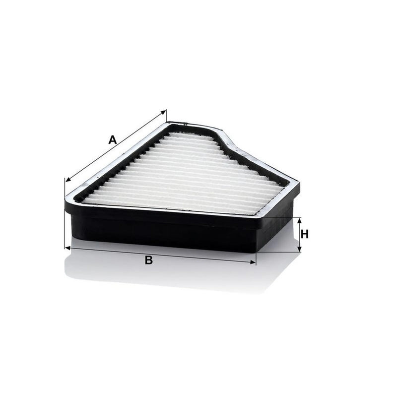 MANN-FILTER Cabin Air Filter (Pollen Filter) Eng.compart. passeng. side, below