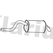 Klarius Box With Tail Pipe Rear fits Renault Twingo II 2007-2014 1.2