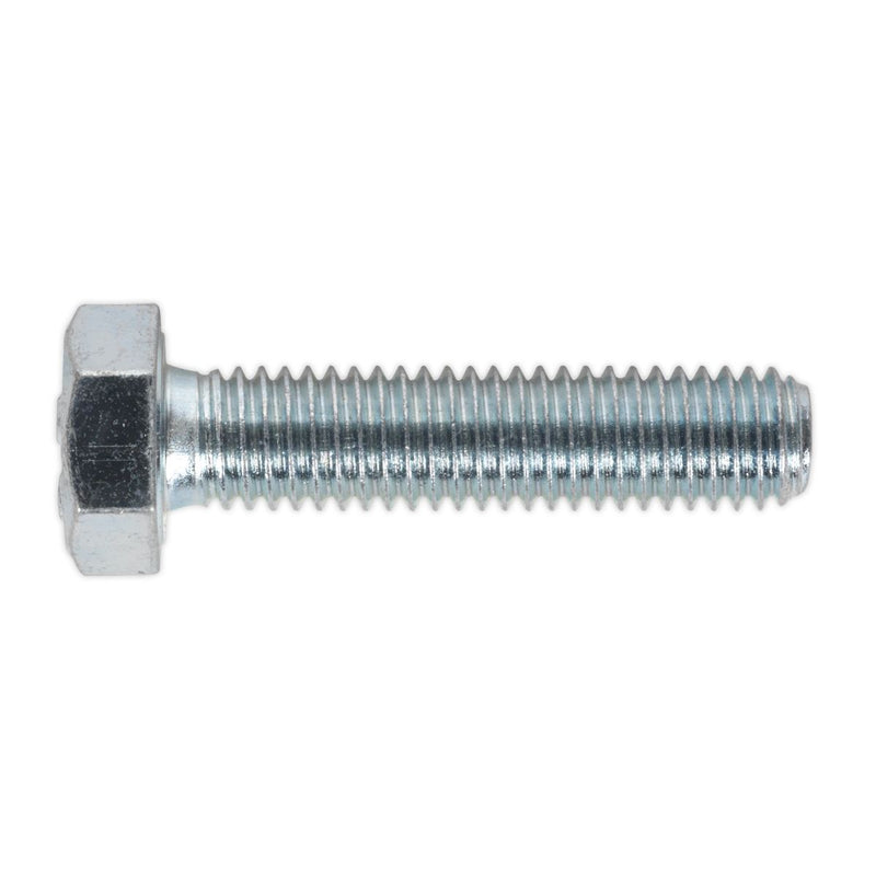 Sealey HT Setscrew M8 x 35mm 8.8 Zinc Pack of 50 SS835 Sealey - Dynamic Drive