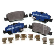Borg & Beck Front & Rear Brake Discs & Pads fits Toyota Auris 2012-2018 1.8