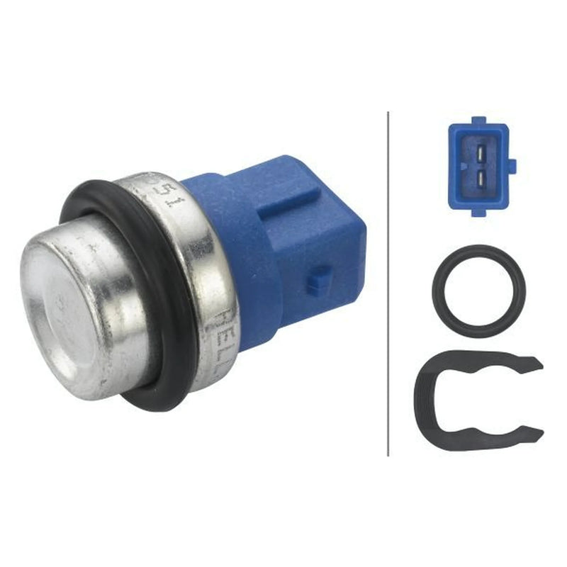Hella Coolant Temperature Sensor fits Audi 100 C4 1990-1994 2.0
