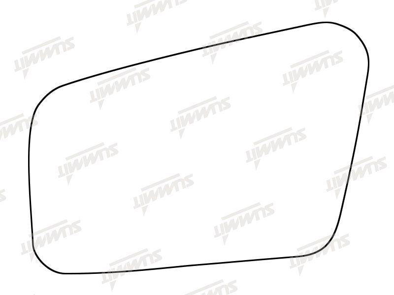 Summit Stick-On Standard Mirror Glass fits Lada Riva Samara LHS Summit - Bars 4 Cars