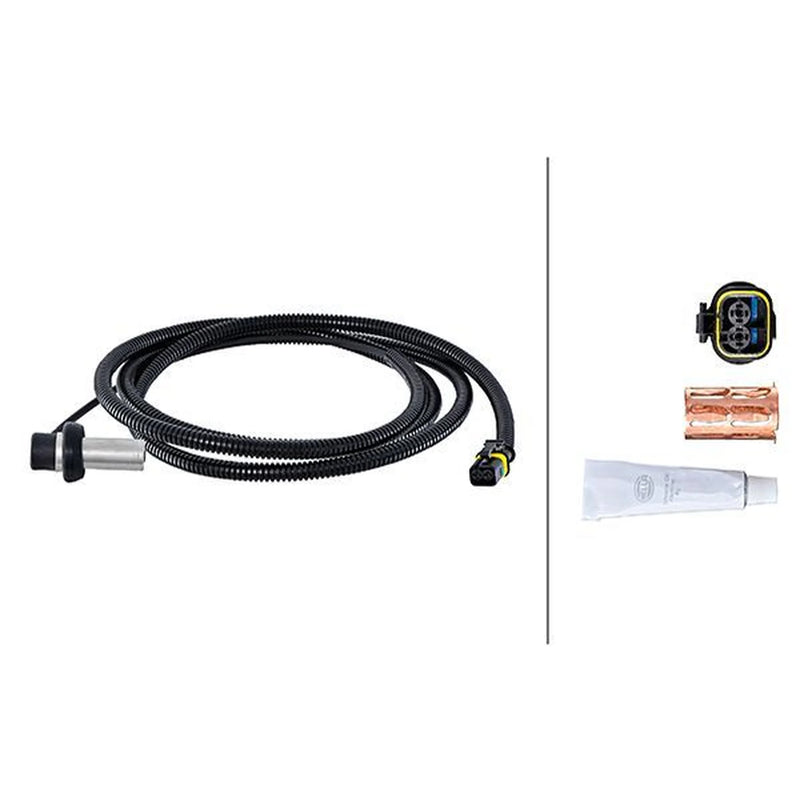 Hella ABS Wheel Speed Sensor Rear Right fits Man Tga 1999-2011