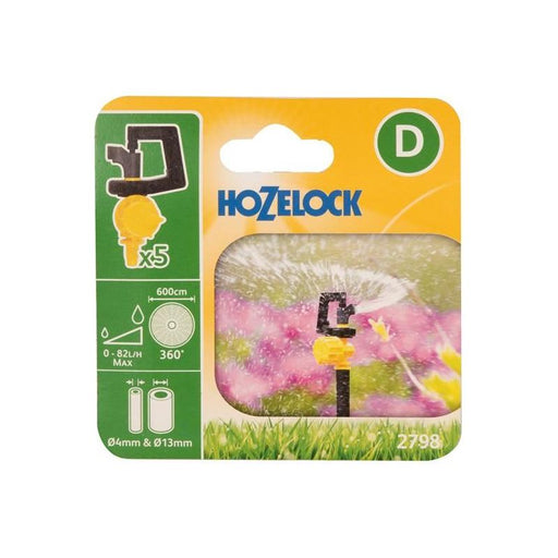 Hozelock 2798 Adjustable 360° Mini Sprinkler (Pack 5) Hozelock - NN4 Online