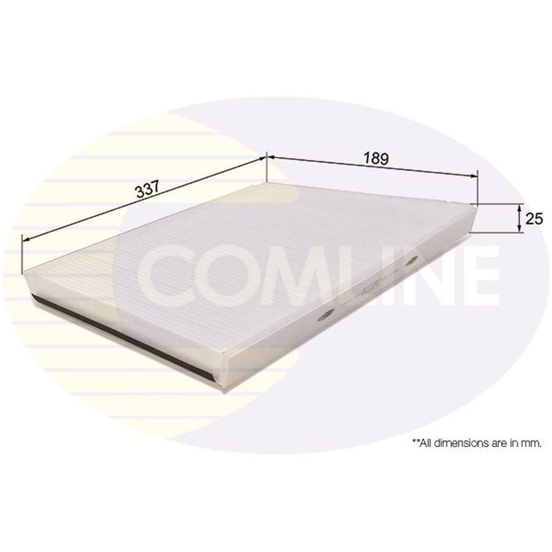 Comline Cabin Air Filter (Pollen Filter) fits Mercedes-Benz C-Class 2000-2008