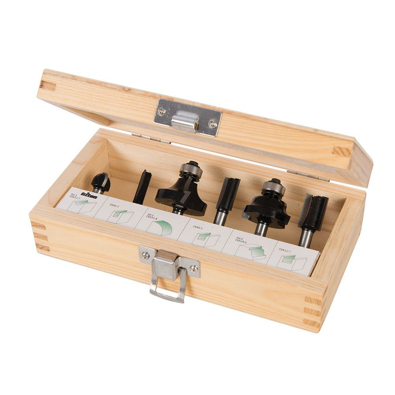 Triton 1/4" Router Kit 6pce 6pce Triton - Dynamic Drive