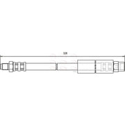 Apec Brake Hydraulic Hose Line Rear HOS3355