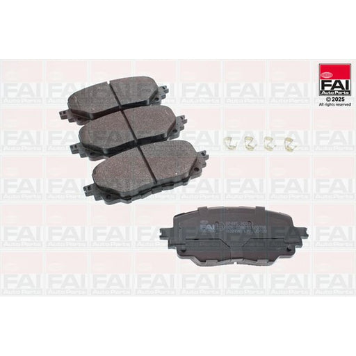 FAI Front Brake Pad Set fits Abarth 124 Spider 2016 on 1.4