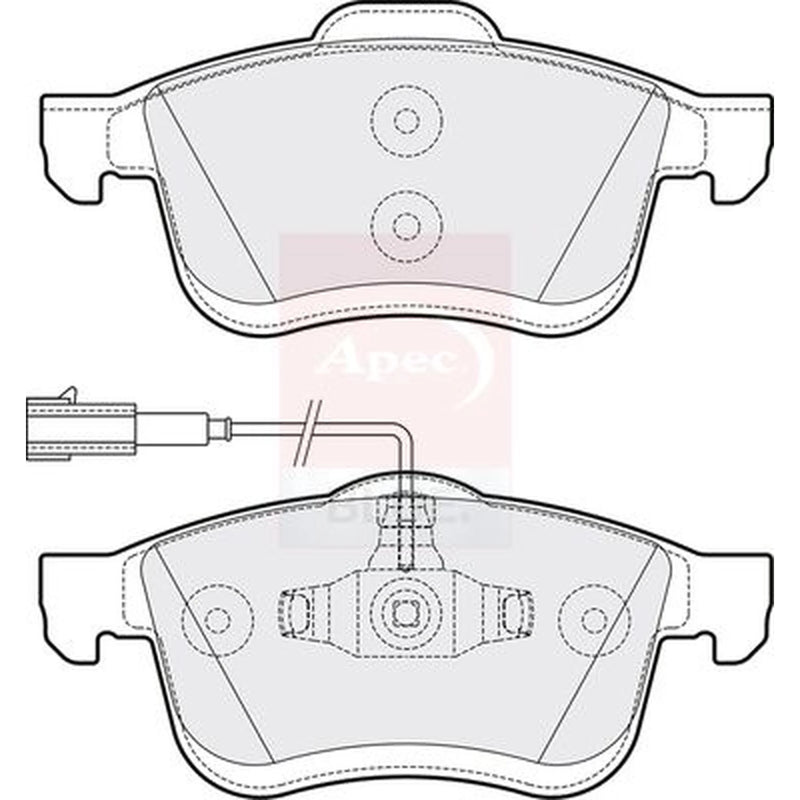 Apec Front Brake Pad Set PD3824