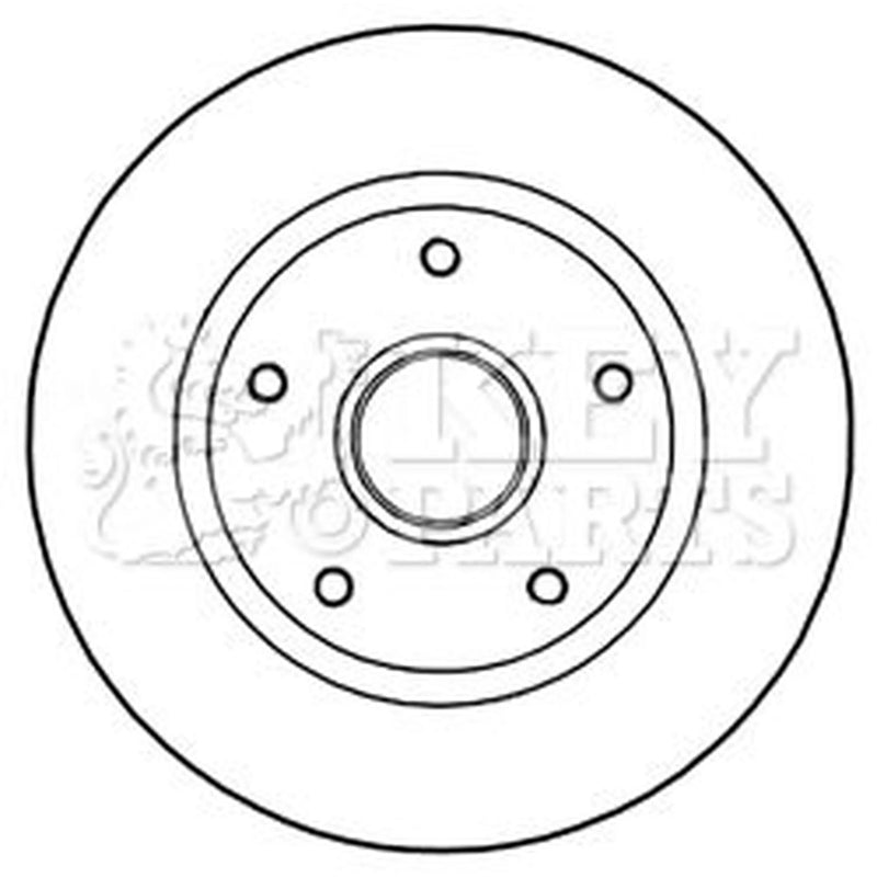 Key Parts Front & Rear Brake Discs & Pads fits Renault Scénic III 2009-2016